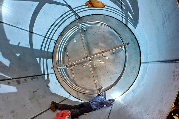 Custom Fabricated Storage Tank for Food & Beverage 