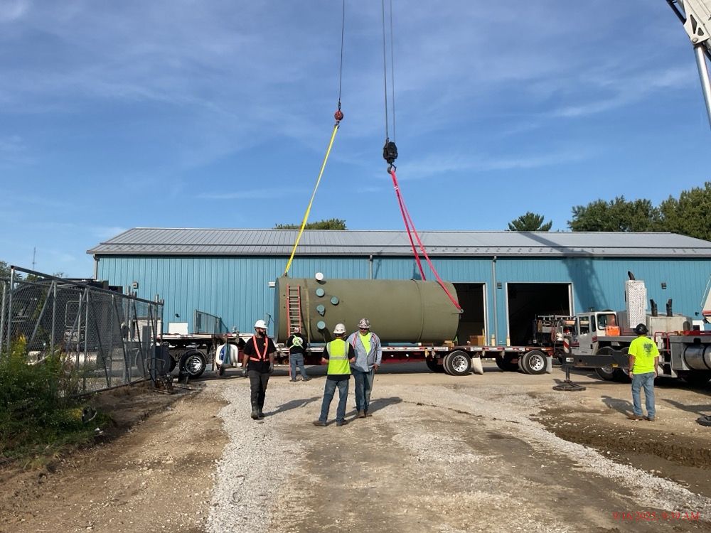 waste water plant construction