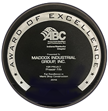 Maddox awarded ABC Award of Excellence
