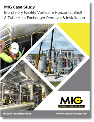 Biorefinery Facility V&H Heat Exchanger Removal & Installation Case Study