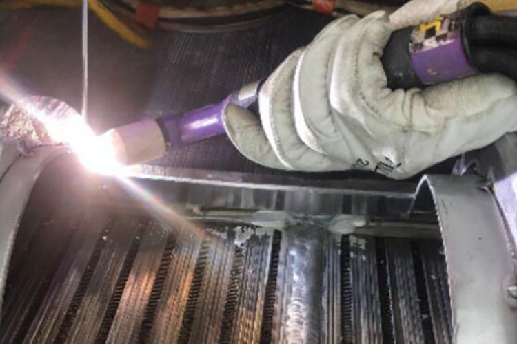 Brazed aluminum heat exchanger (BAHX) welding & repairs