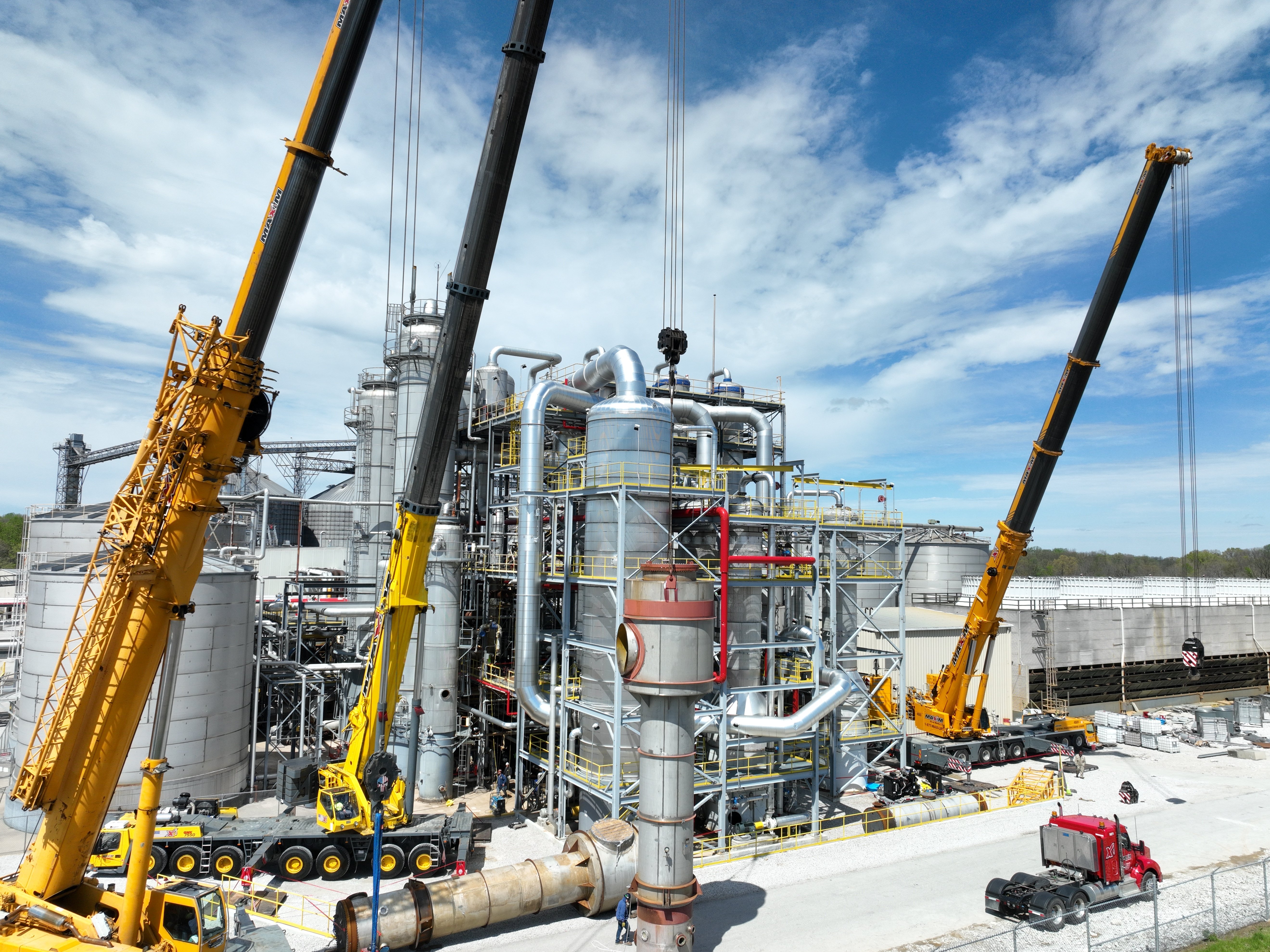 Biofinery Facility: Shell & Tube Heat Exchanger Removal & Installation